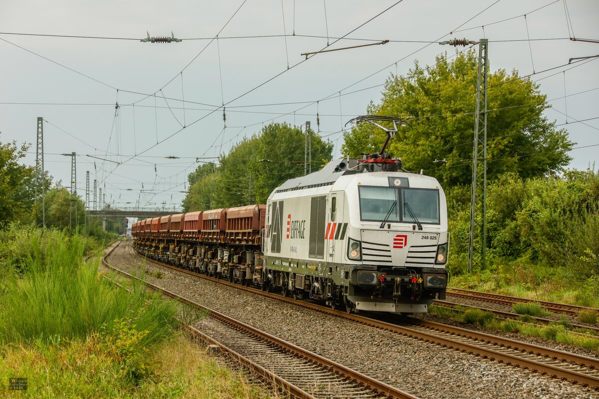 248 025 EIFFAGE Infra-Rail in Ostbevern, August 2024.
