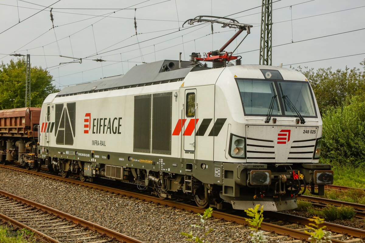 248 025 EIFFAGE Infra-Rail in Ostbevern, August 2024.
