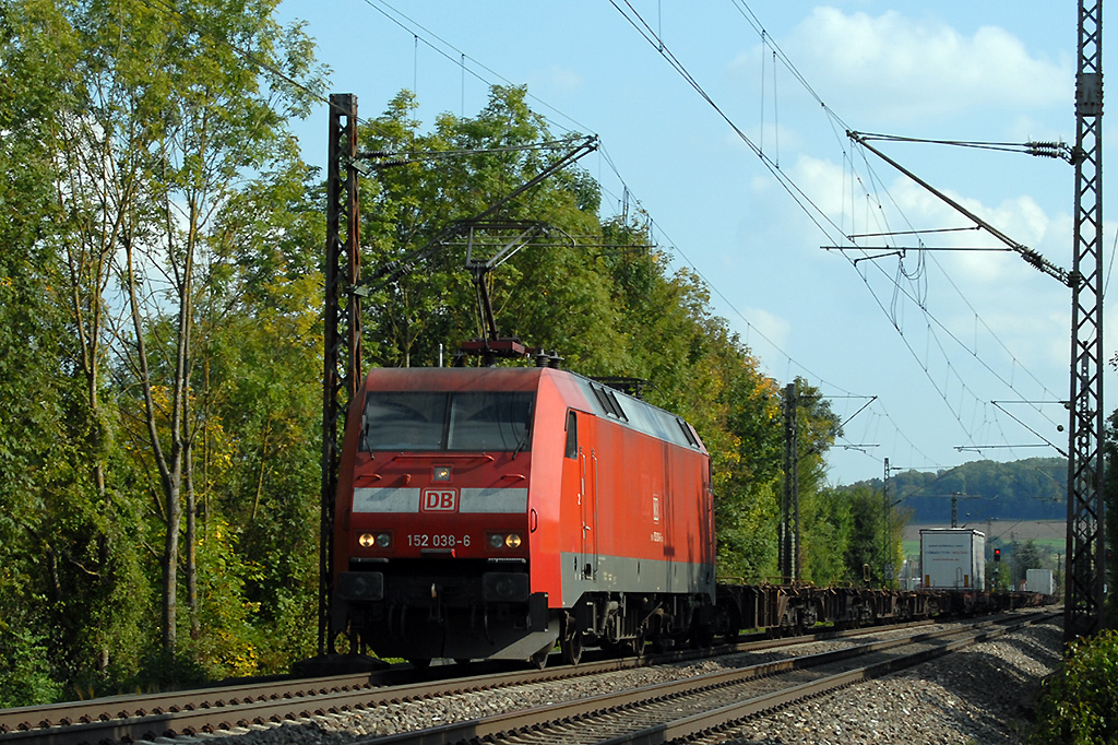 25.09.2017 Streckenabschnitt Uhingen 152 038-6