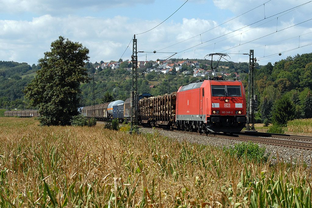 26.08.2018 Streckenabschnitt Uhingen 185 248-2