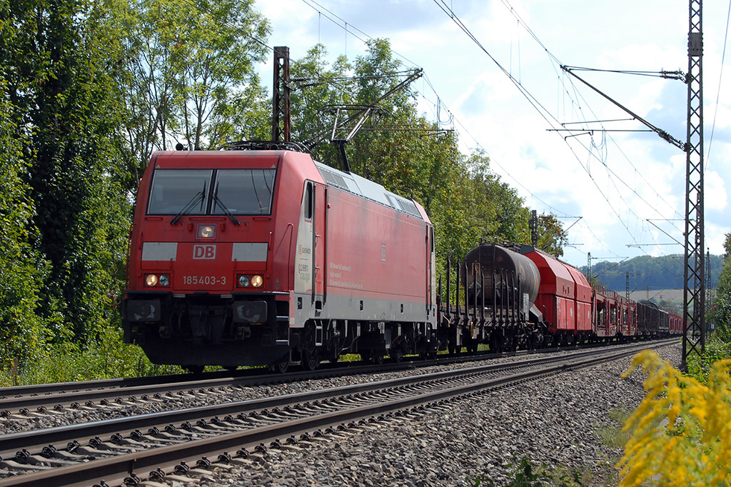 26.08.2018 Streckenabschnitt Uhingen 185 403-3