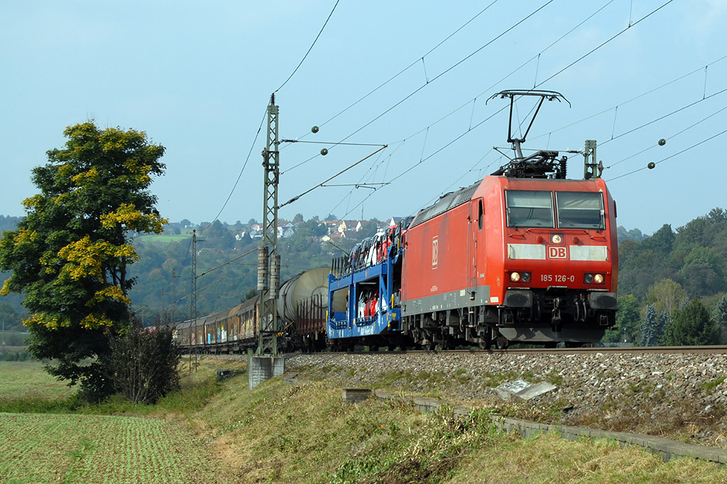 26.09.2017 Streckenabschnitt Uhingen 185 126-0