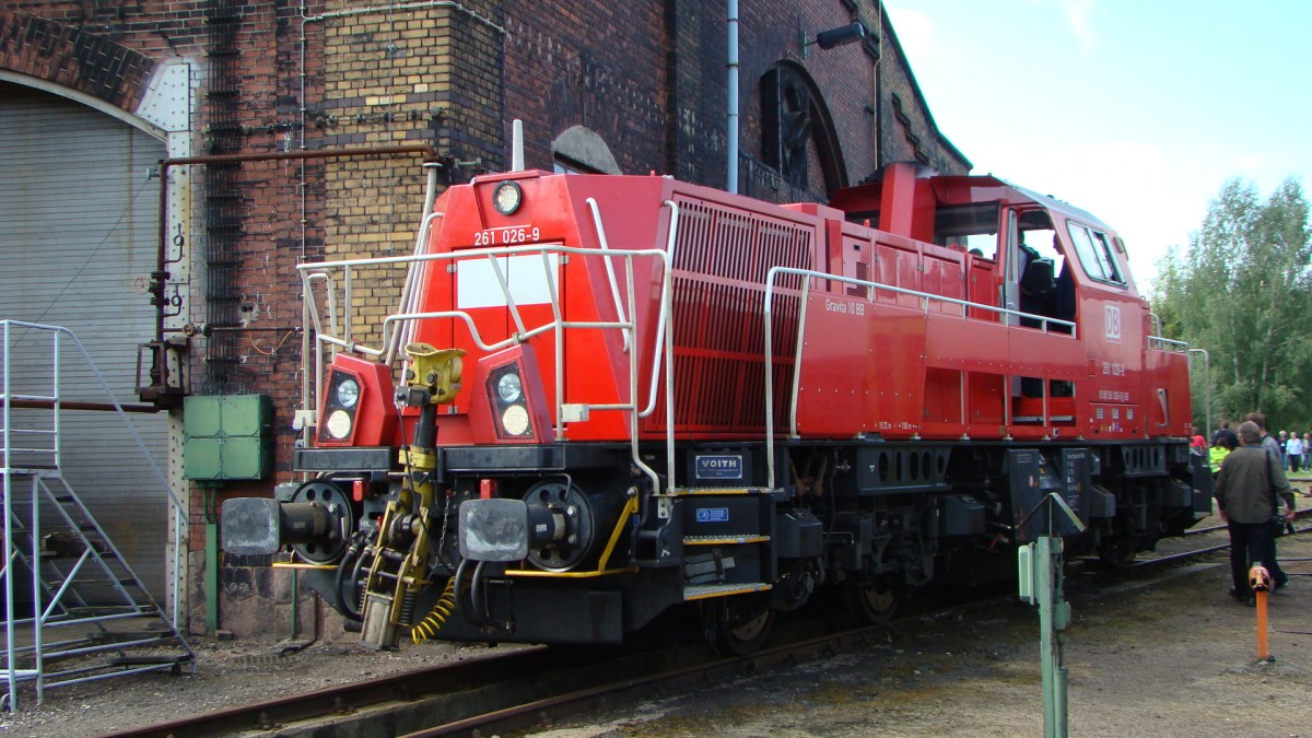 261 026-9 DB AG, in Eisenbahnmuseum Chemnitz Hilbersdorf, 14.09.2013.