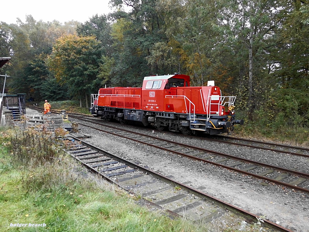 261 038-4 war am glinder bhf beim rangieren 17.10.13