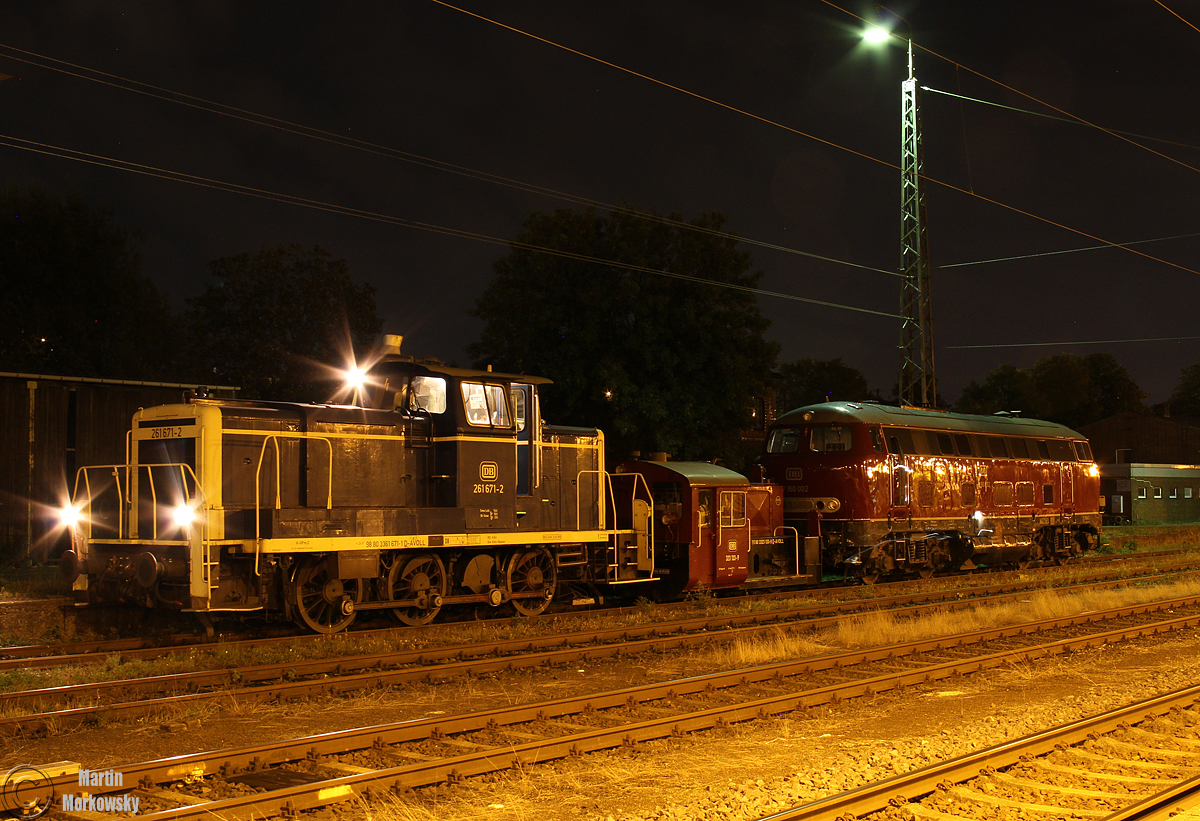 261 672 + 323 133 + V160 002 in Bonn Beuel am 26.09.2016