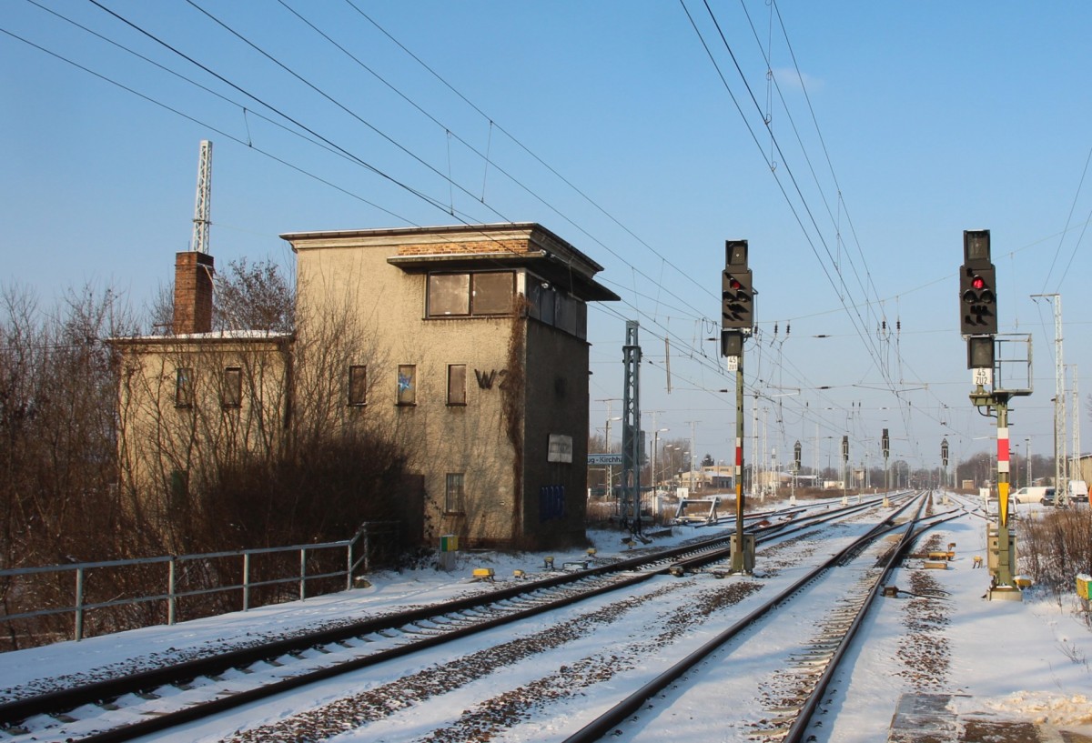 26.1.2014 Doberlug-Kirchhain. Stillgelegtes Stw W2