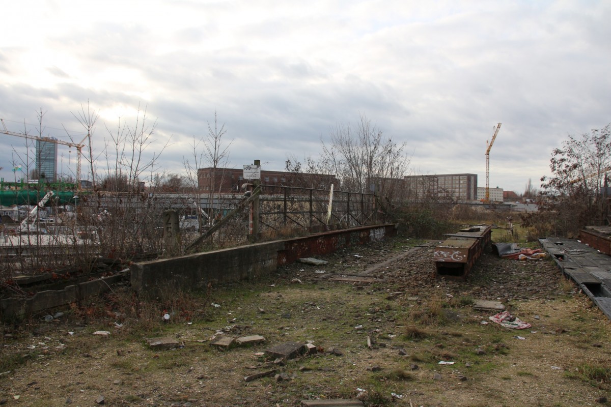 26.12.2015 Berlin-Ostkreuz. Alte Verbindungskurve Frankfurter-Allee - Warschauer Straße, km 2.5