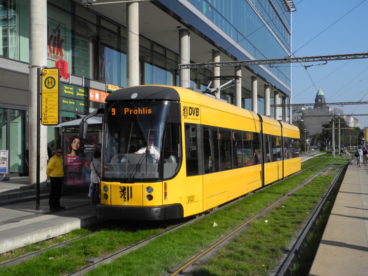 2620 am 04.10.14 am Hauptbahnhof Nord/Dresden