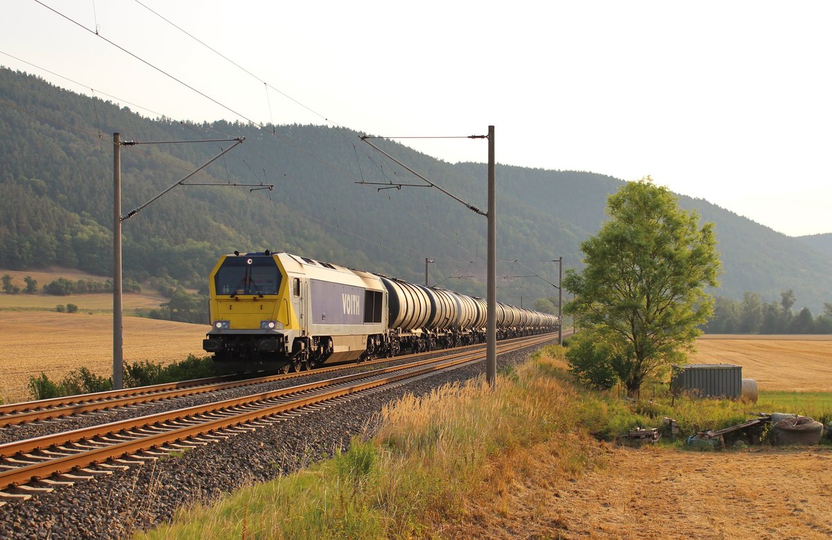 264 001 zu sehen am 21.07.18 in Etzelbach. 