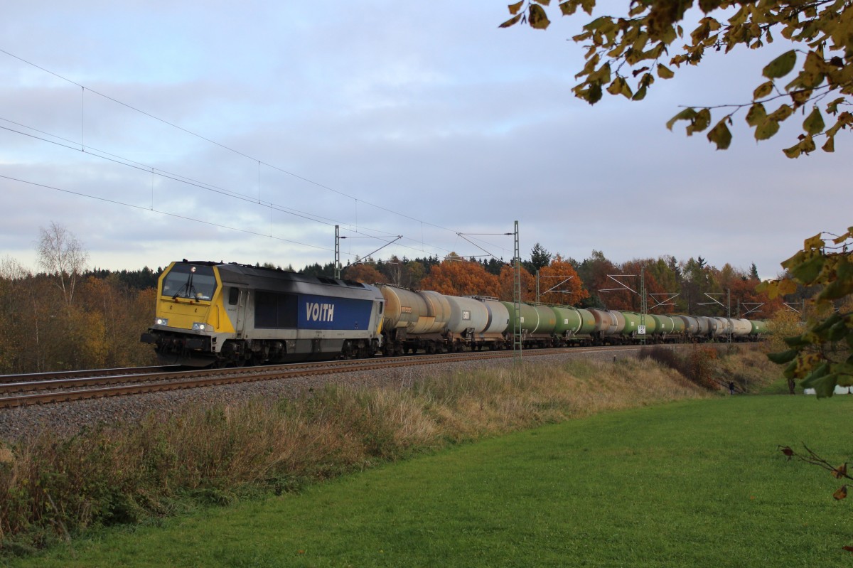 264 001 zu sehen in Oberjößnitz am 09.11.14.