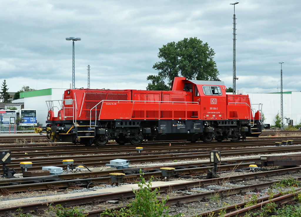 265 004-2 Gravita im Bahnhofgelände Euskirchen - 15.07.2014