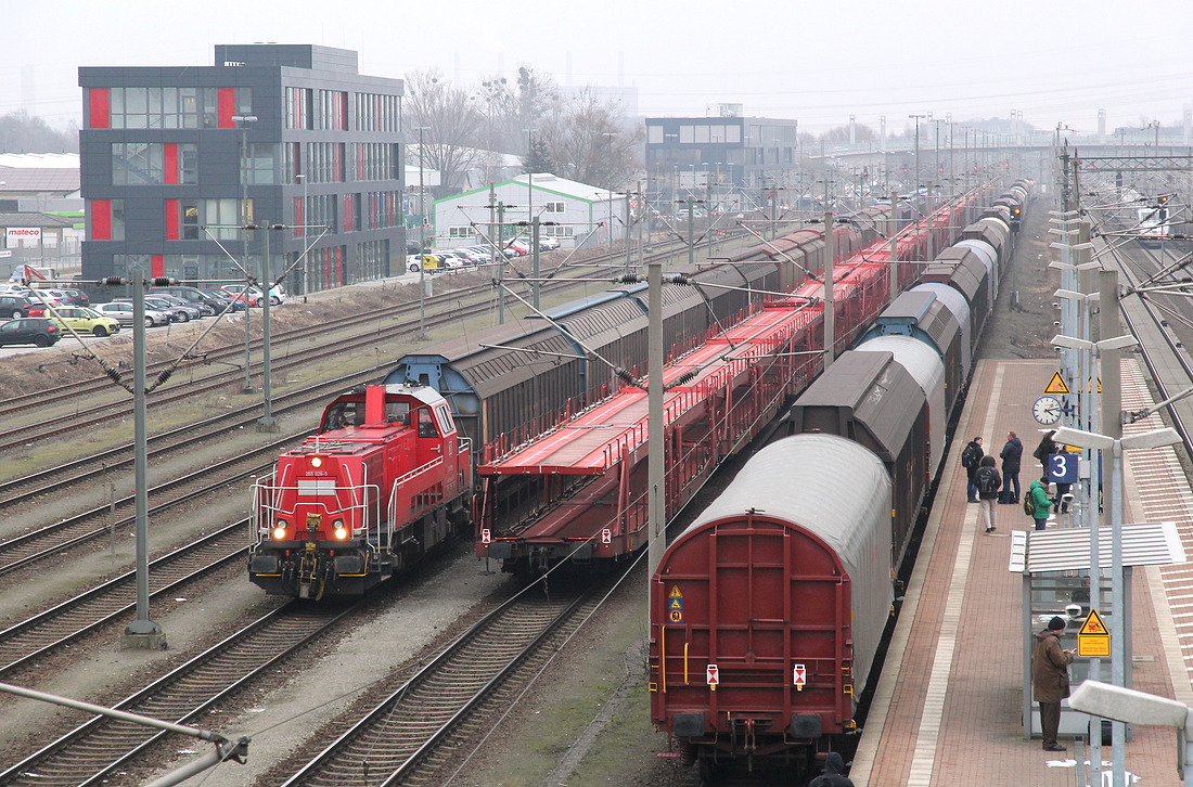 265 026 im Bahnhof Fallersleben, fotografiert am 24. Januar 2017.