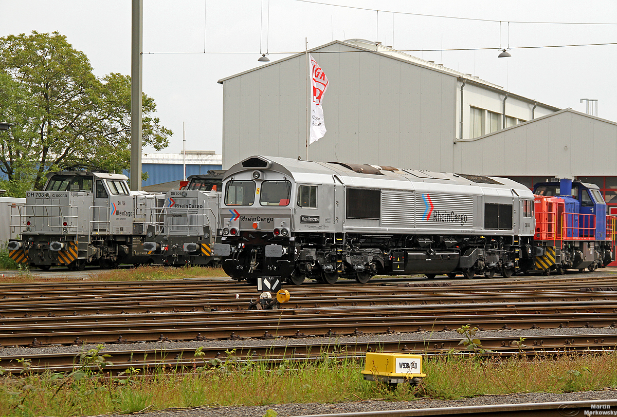 266 068 / DE668 nun in silber unterwegs, im BW Brühl Vochem, aufgenommen von der Kurfürstenstrasse (öffentl. zugänglich) am 11.05.2019