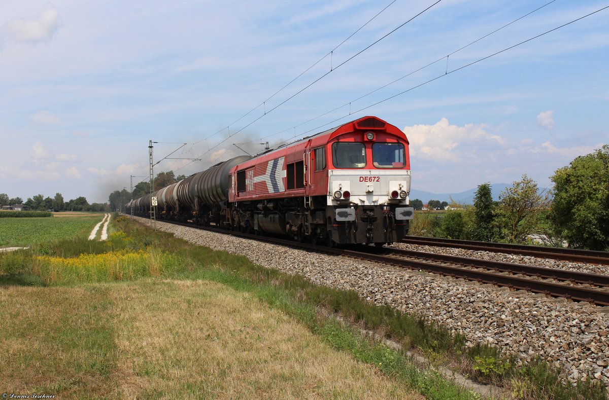 266 072-8 RHC mit KeWa durch Langenisarhofen am 29.07.2018
