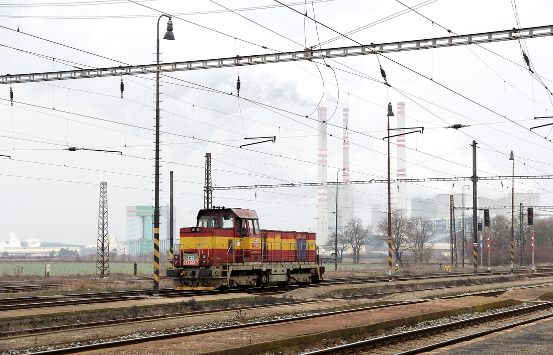 ČD 731 028 // Počerady // 1. Februar 2019
