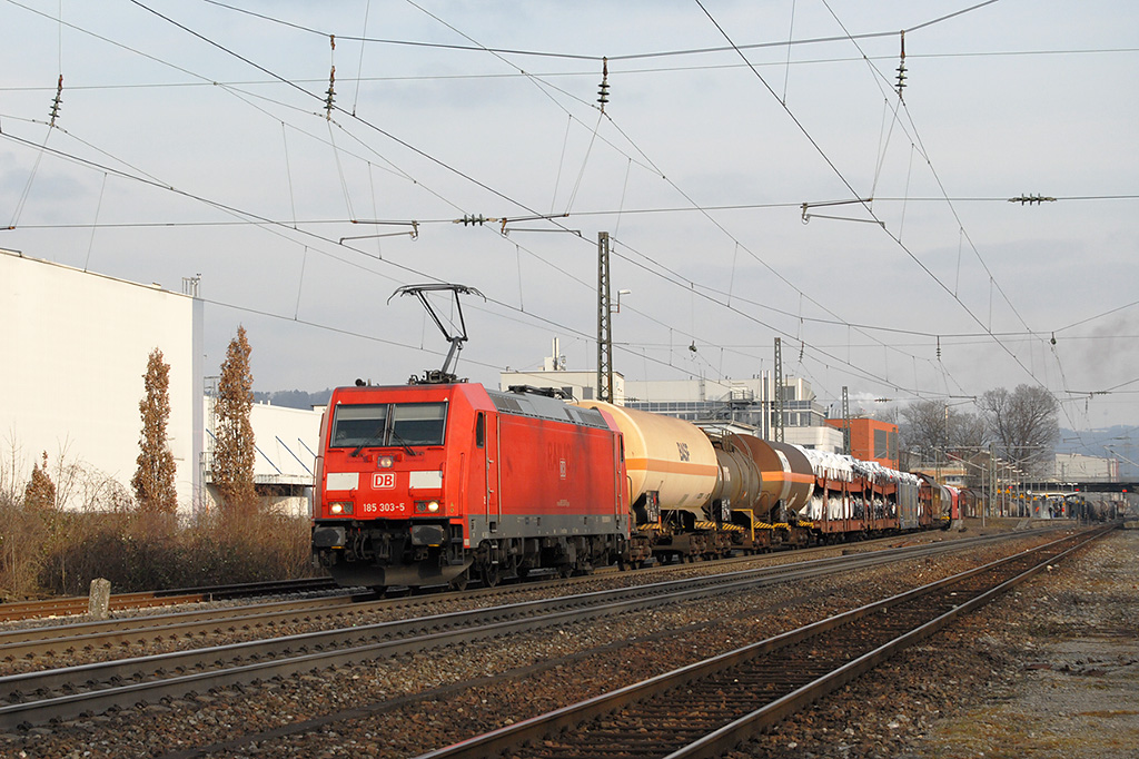 27.02.2018 Eislingen Bahnhof 185 303-5