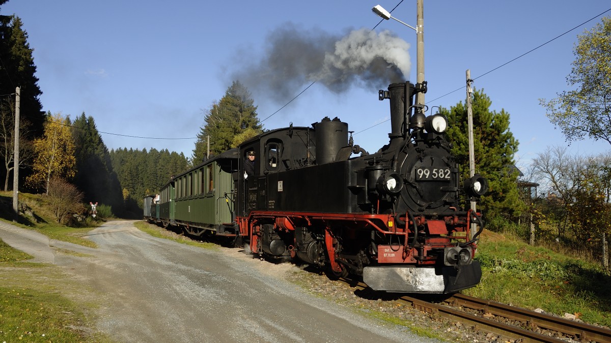 27.10.2013 Herbstdampf auf der Museumsbahn Schnheide.