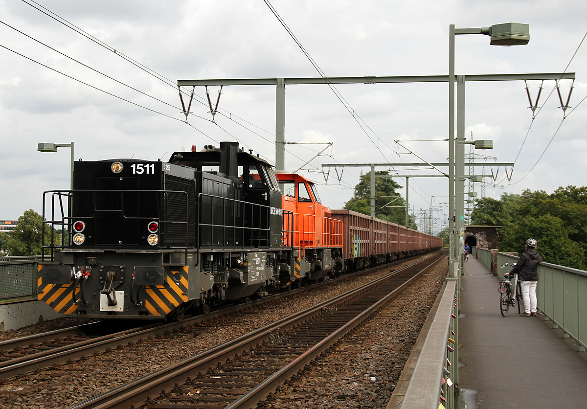 275 627 & 275 867 auf der Kölner Südbrücke am 20.08.2017