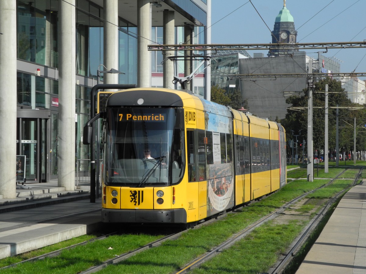 2819 am 04.10.14 am Hauptbahnhof Nord/Dresden