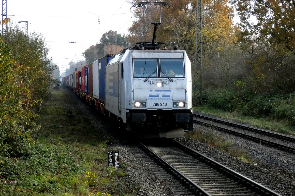 286 940 von LTE kurz vor Mehrhoog am 12.11.2021 Richtung Niederlande.