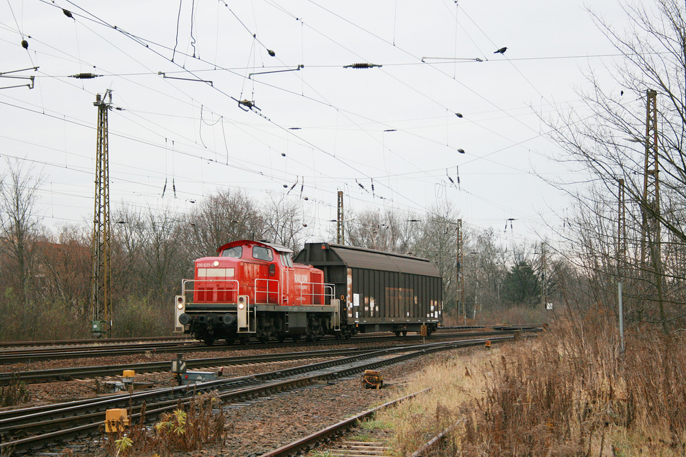 290 637 mit einer kurzen Übergabe in Leipzig-Wiederitzsch am 4. Dezember 2008.