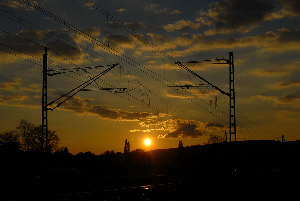 29.04.2017 Streckenabschnitt Uhingen - abendliche Stimmung 