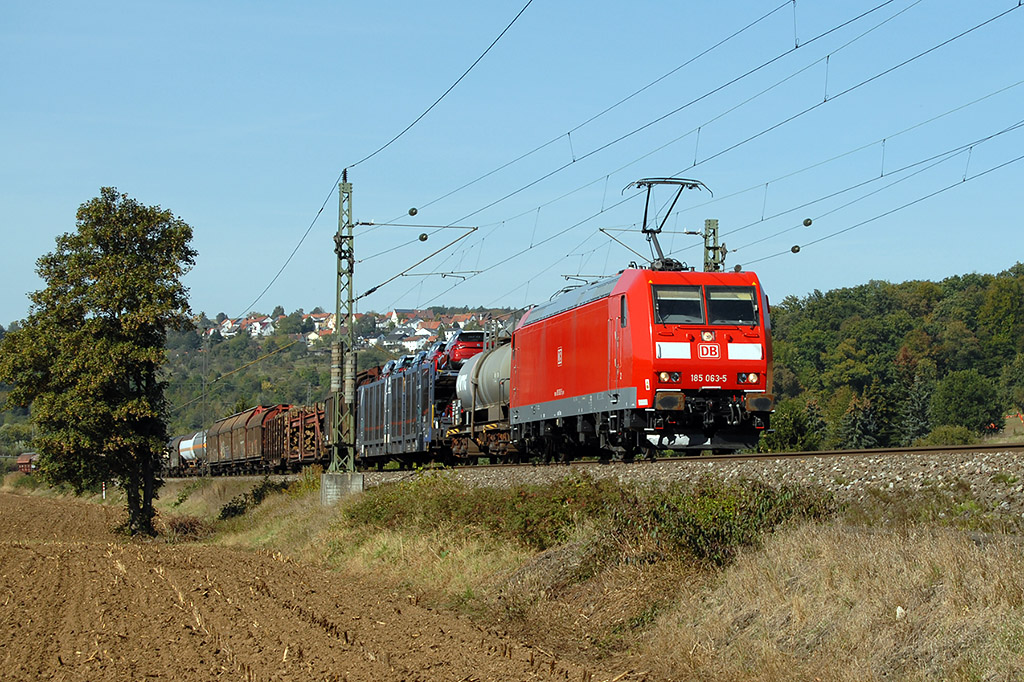 29.09.2018 Streckenabschnitt Uhingen 185 063-5