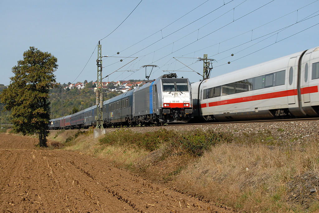 29.09.2018 Streckenabschnitt Uhingen 186 446-1