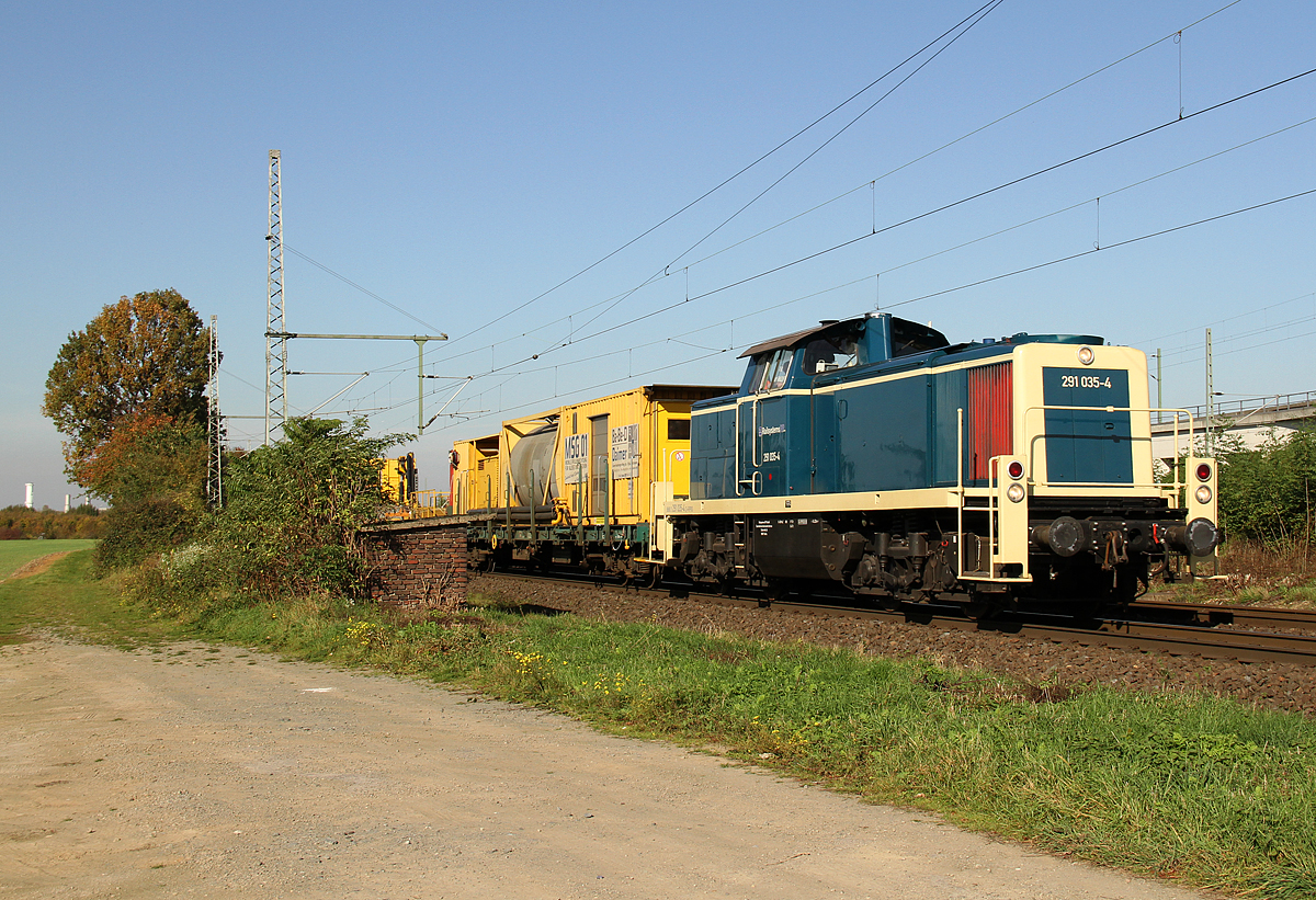 291 035 bei Porz Wahn am 18.10.2017