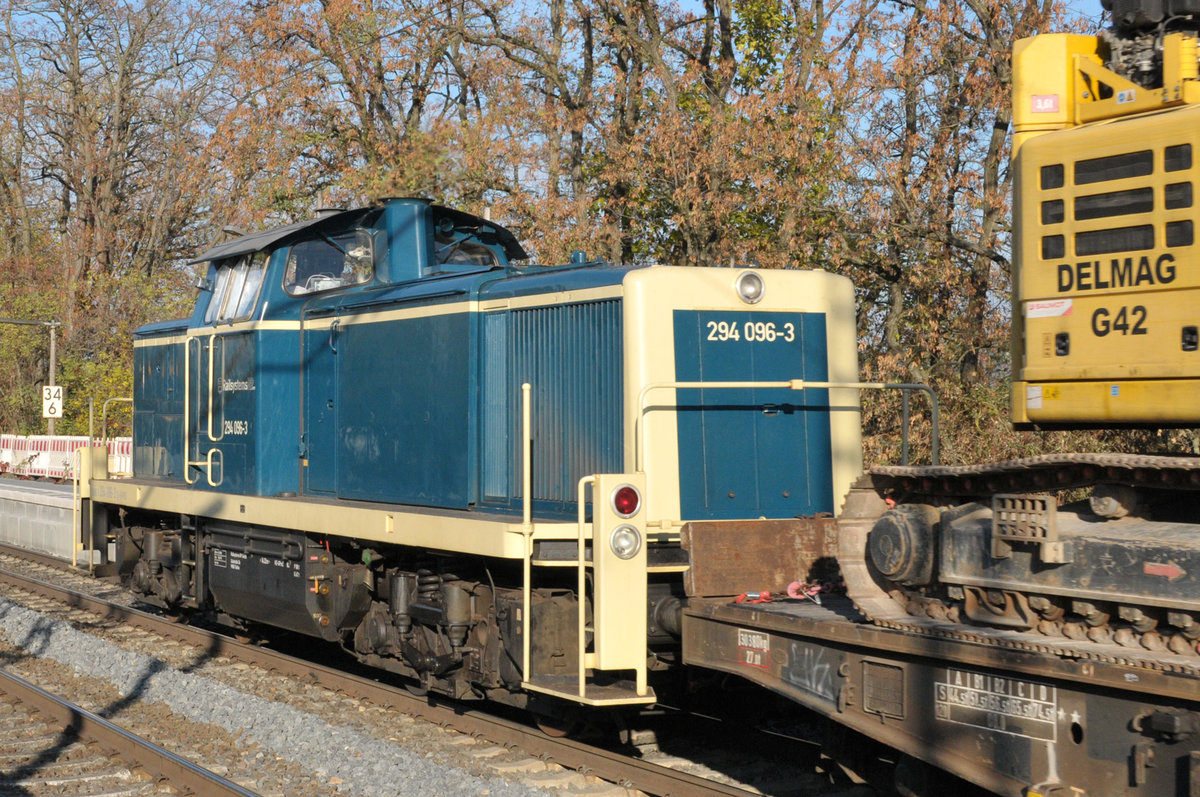 294 096 der Railsystems RP GmbH @ Darmstadt - Eberstadt am 03.11.2018
