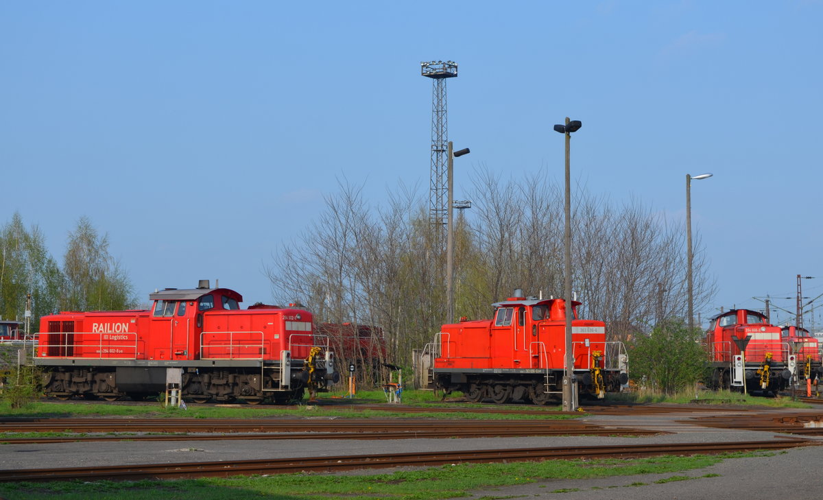 294 602-8 ,363 696-6 & 294 668-9 im BW Leipzig Engelsdorf 17.04.2018