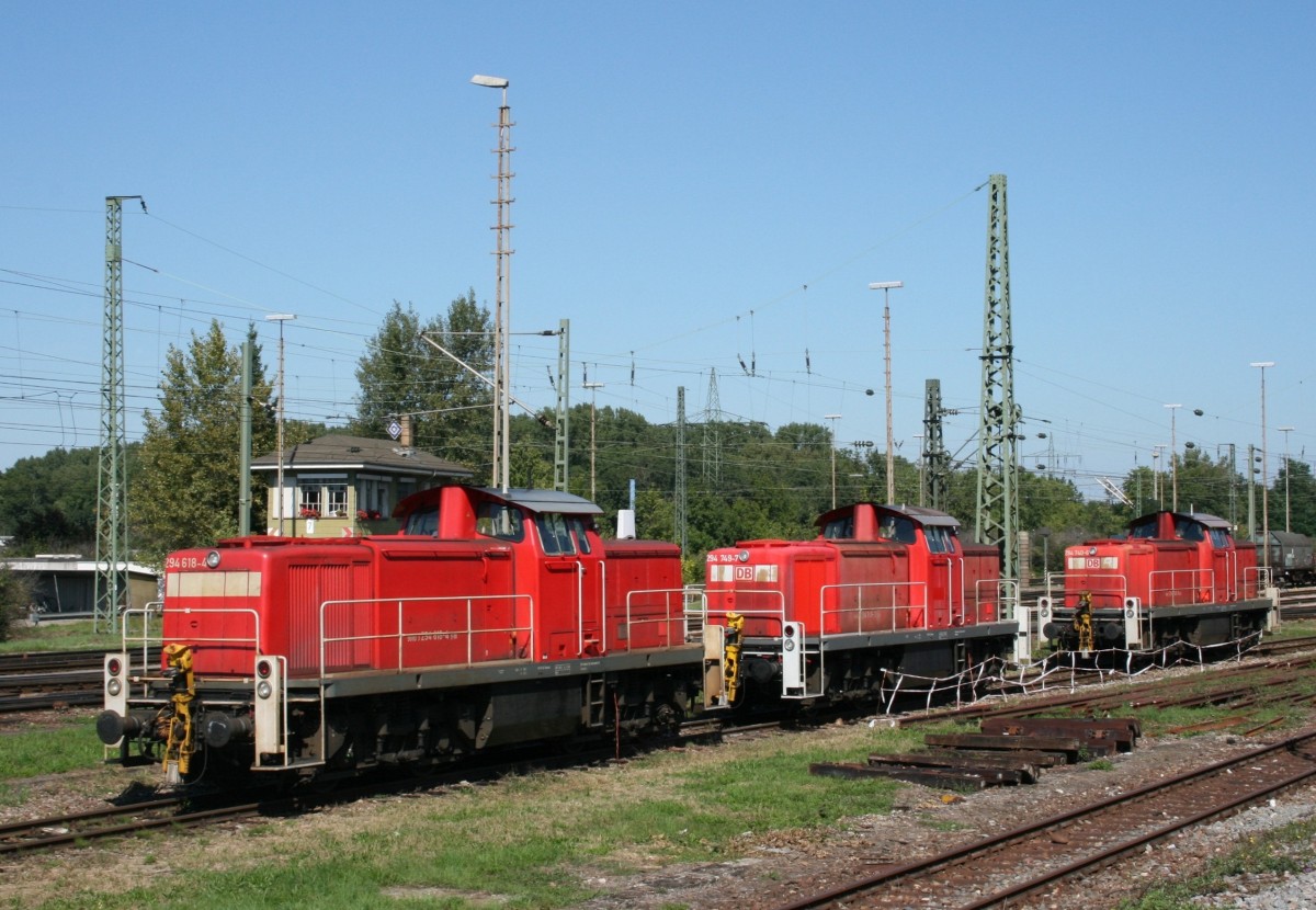 294 618, 294 749 und 294 740 am 16.09.2012 in Weil am Rhein (Basel Bad Rbf)