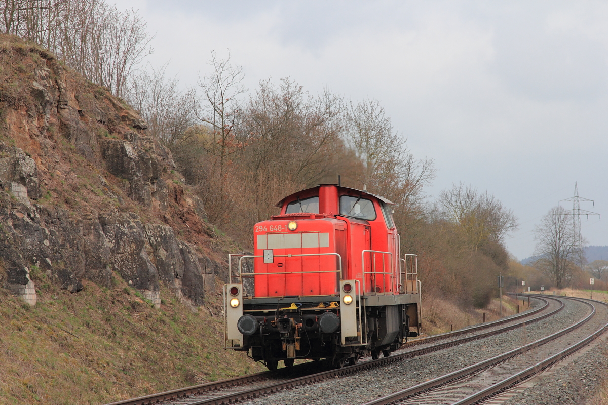 294 648-1 DBSR bei Burgkunstadt am 30.03.2016.