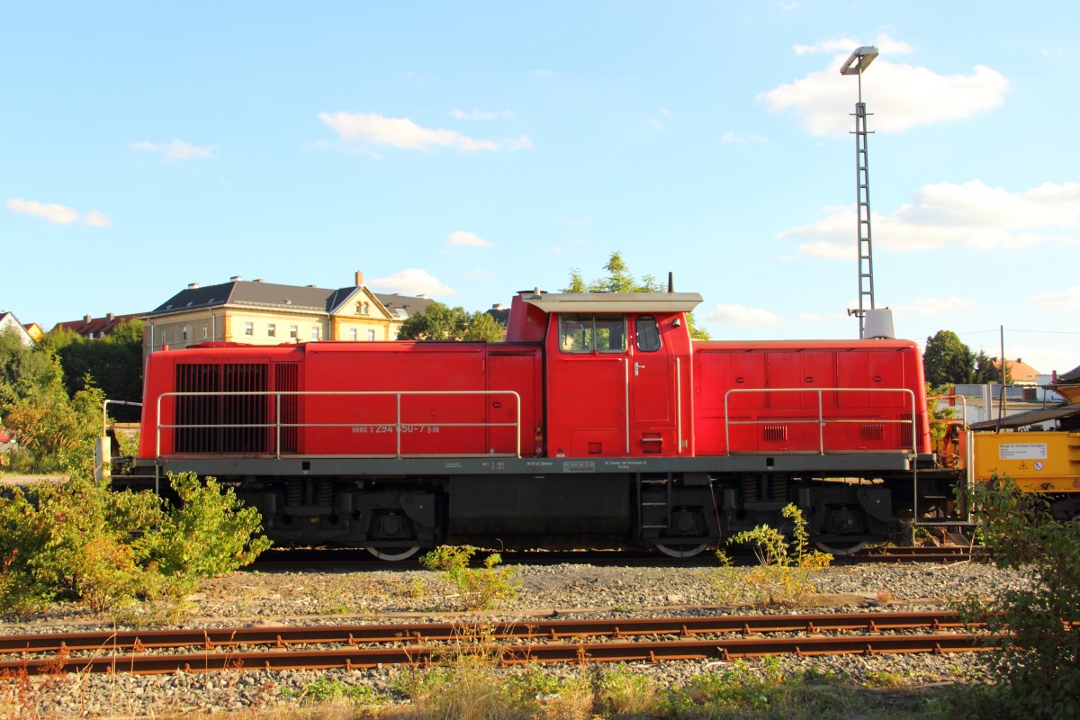 294 650-7 DB Schenker Rail in Lichtenfels am 04.09.2013. 