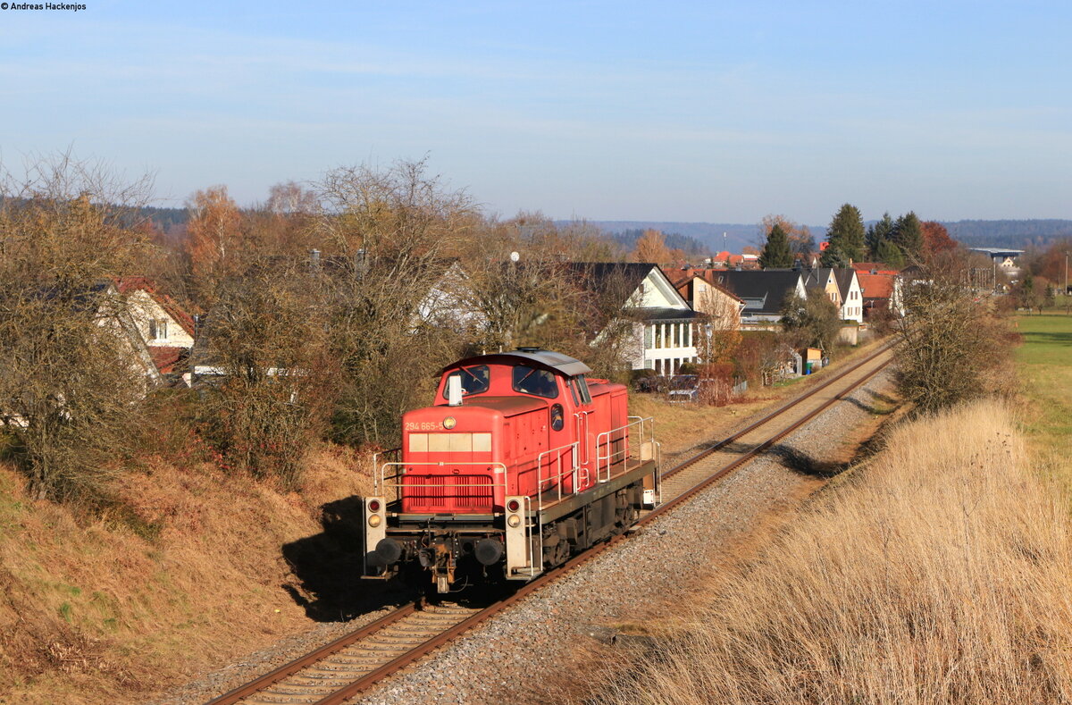 294 665-5 als EZK 55298 (Deißlingen-Villingen(Schwarzw)) bei Deißlingen 9.11.21