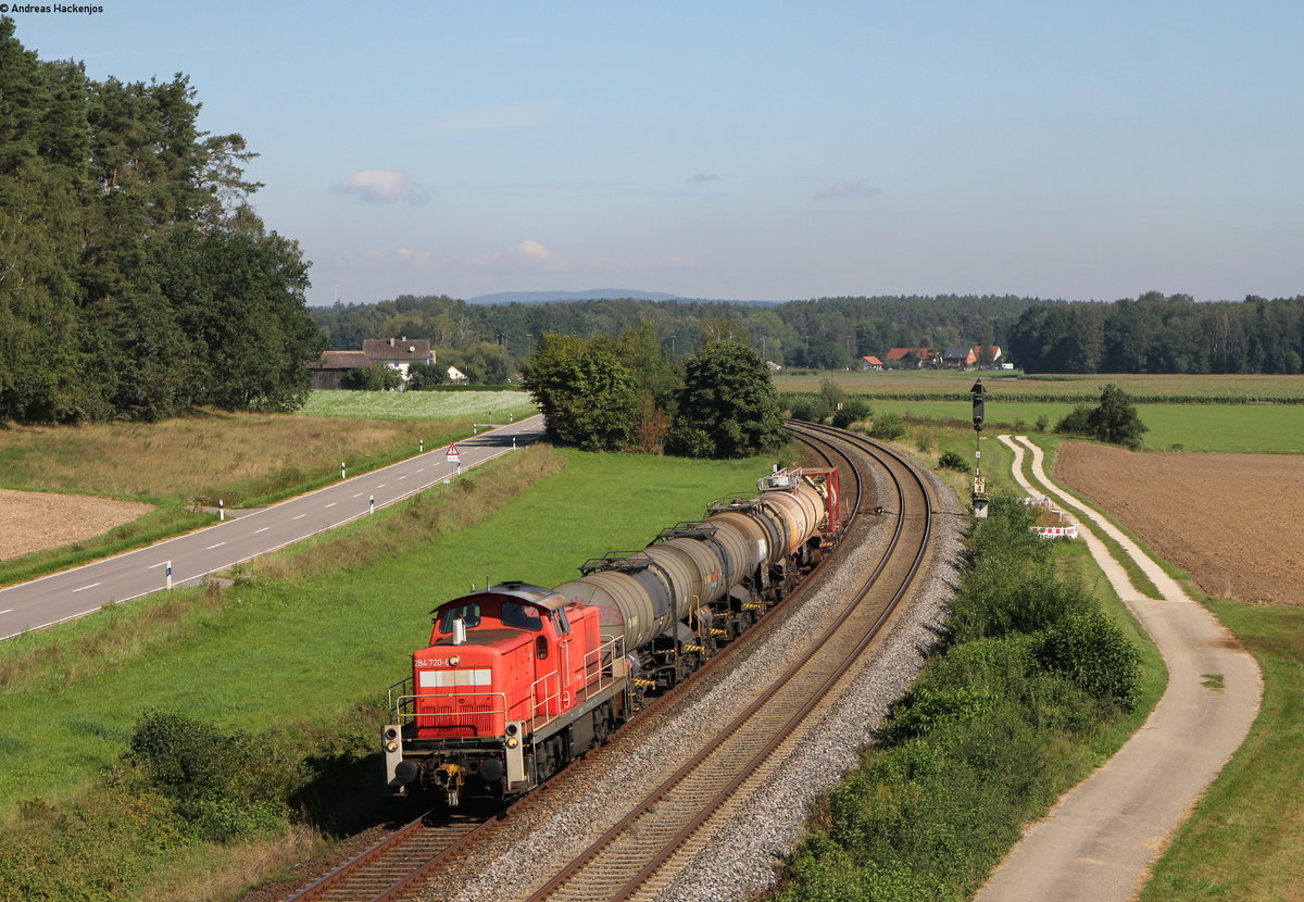 294 720-8 mit dem ER 53903 (Nabburg-Schwandorf) bei Irrenlohe 3.9.19