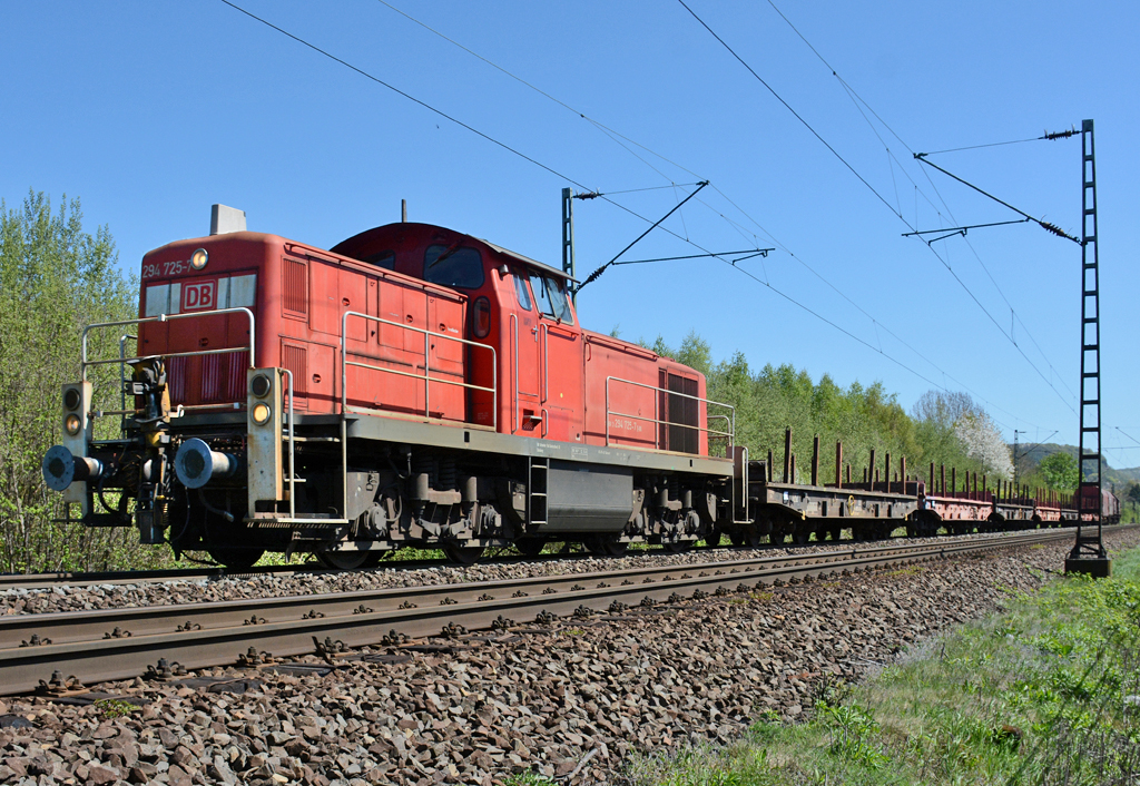 294 725-7 gem. Güterzug durch Bonn-Beuel - 20.04.2016