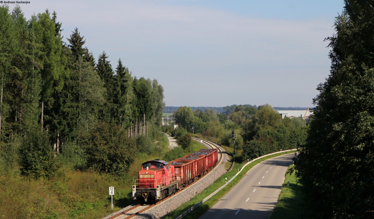 294 730-7 mit dem EK 55840 (Deißlingen-Villingen(Schwarzw)) bei Trossingen 8.9.14