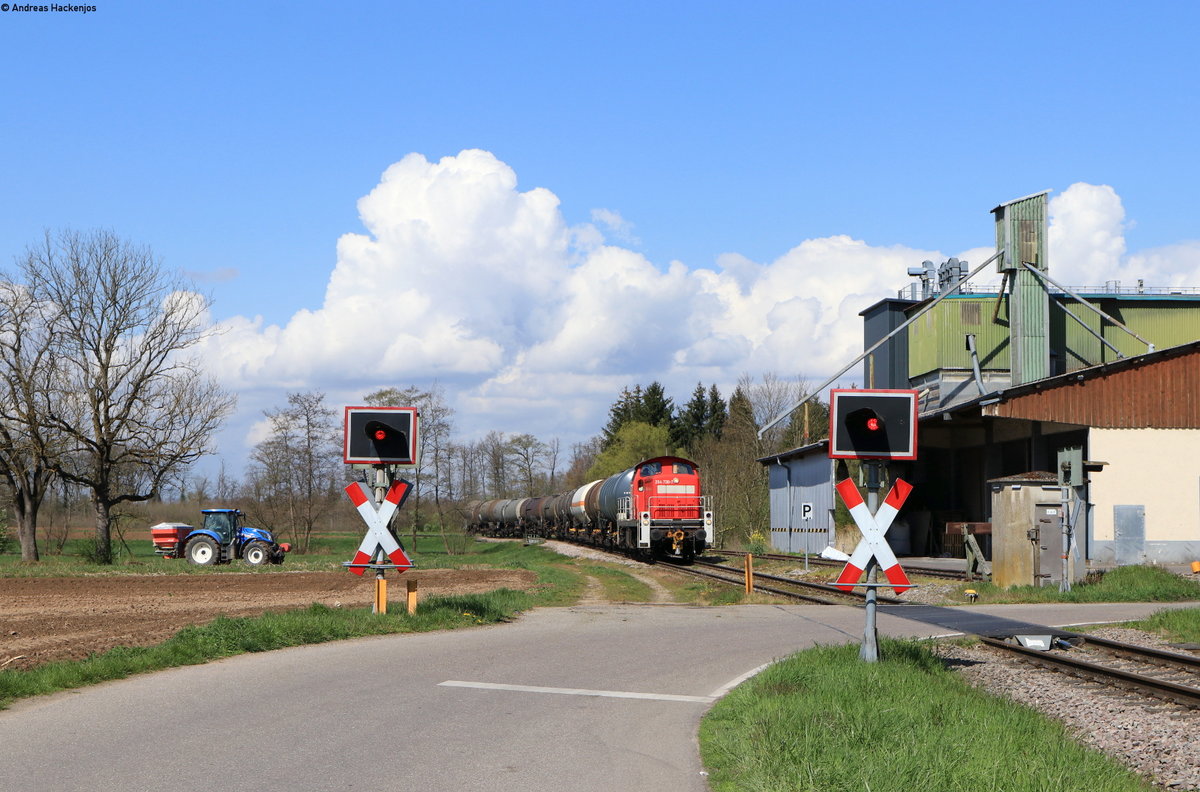 294 730-7 mit der Übergabe Greffern-Bühl bei Oberbruch 14.4.21