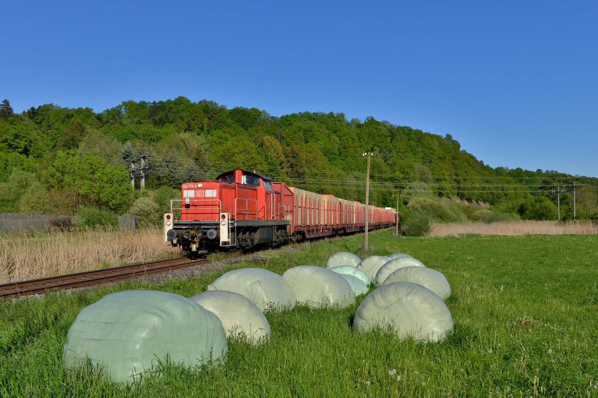 294 778 mit einer Übergabe am 06.05.2016 bei Grillenberg. 