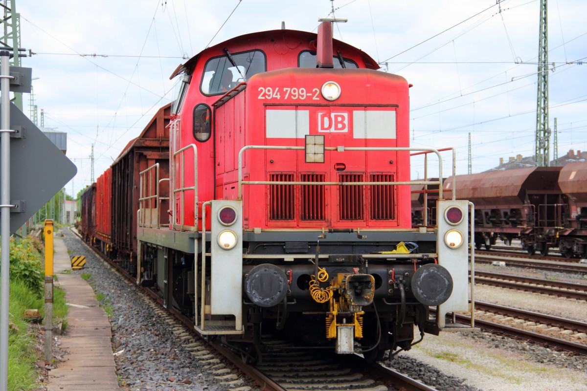 294 799-2 DB Schenker in Lichtenfels am 15.05.2014.
