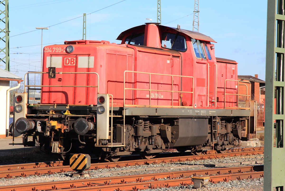 294 799-2 DB Schenker Rail in Lichtenfels am 29.01.2016. 