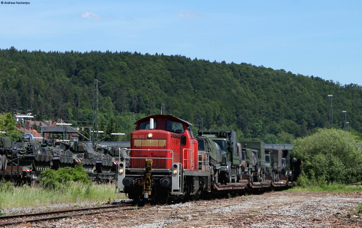 294 812-3 beim rangieren in Immendingen 3.6.15