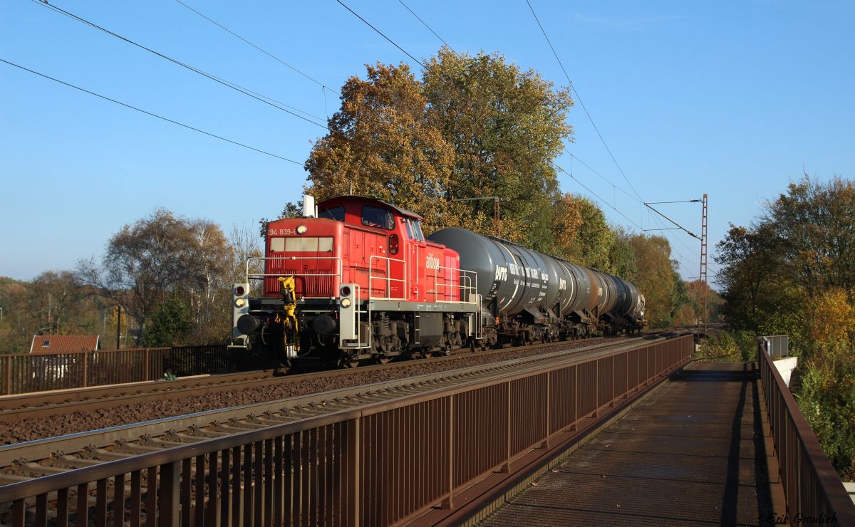 294 839 am 07.11.14. mit der Übergabe aus Dollbergen nach Hannover Linden in Hannover Waldheim.