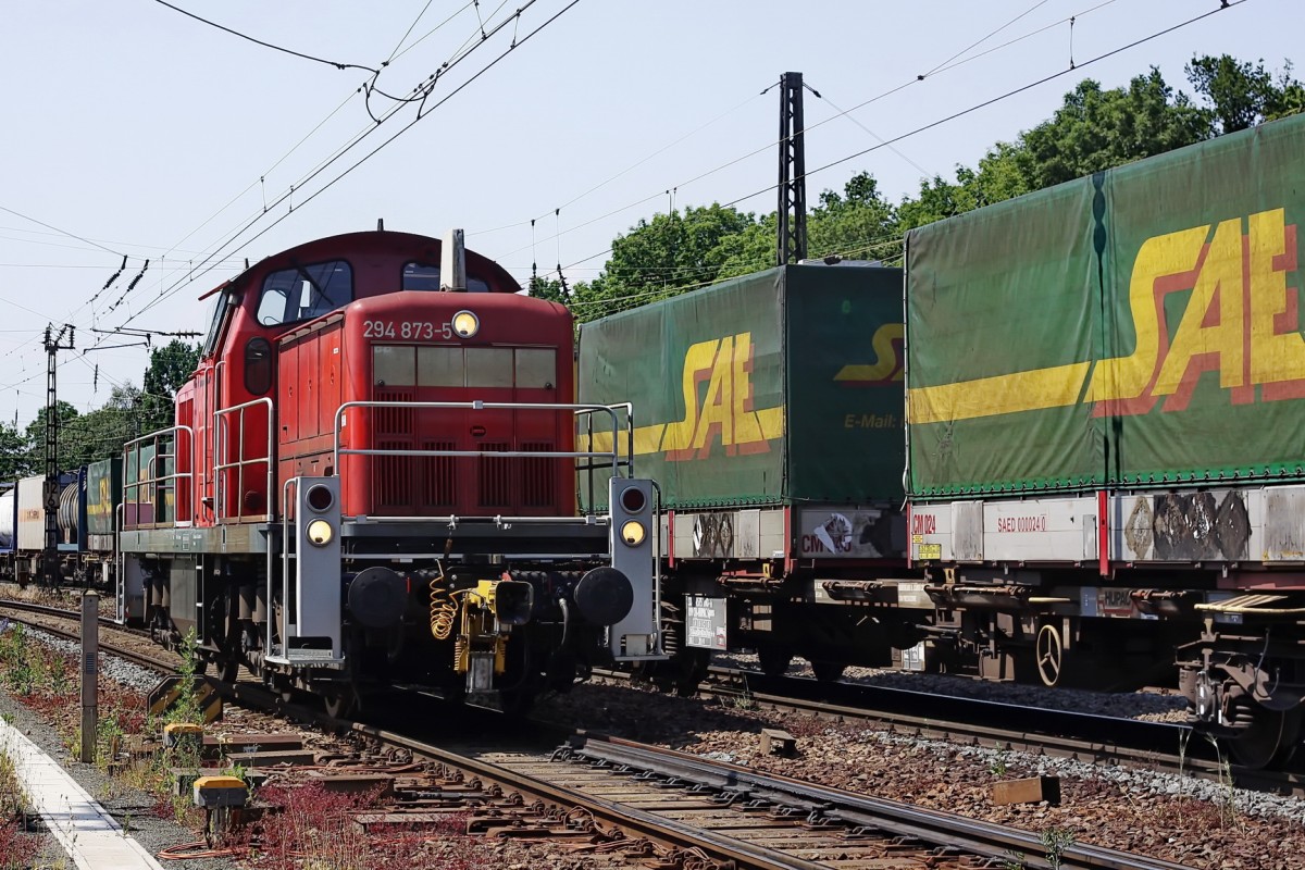 294 873 Railion bei Rangierarbeiten - Bahnhof Mainz-Bischofsheim - 12.06.2015
