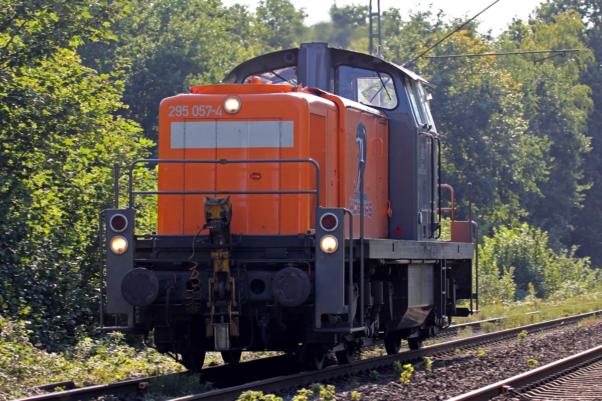 295 057-4 auf der Hamm-Osterfelder Strecke in Recklinghausen 9.9.2015