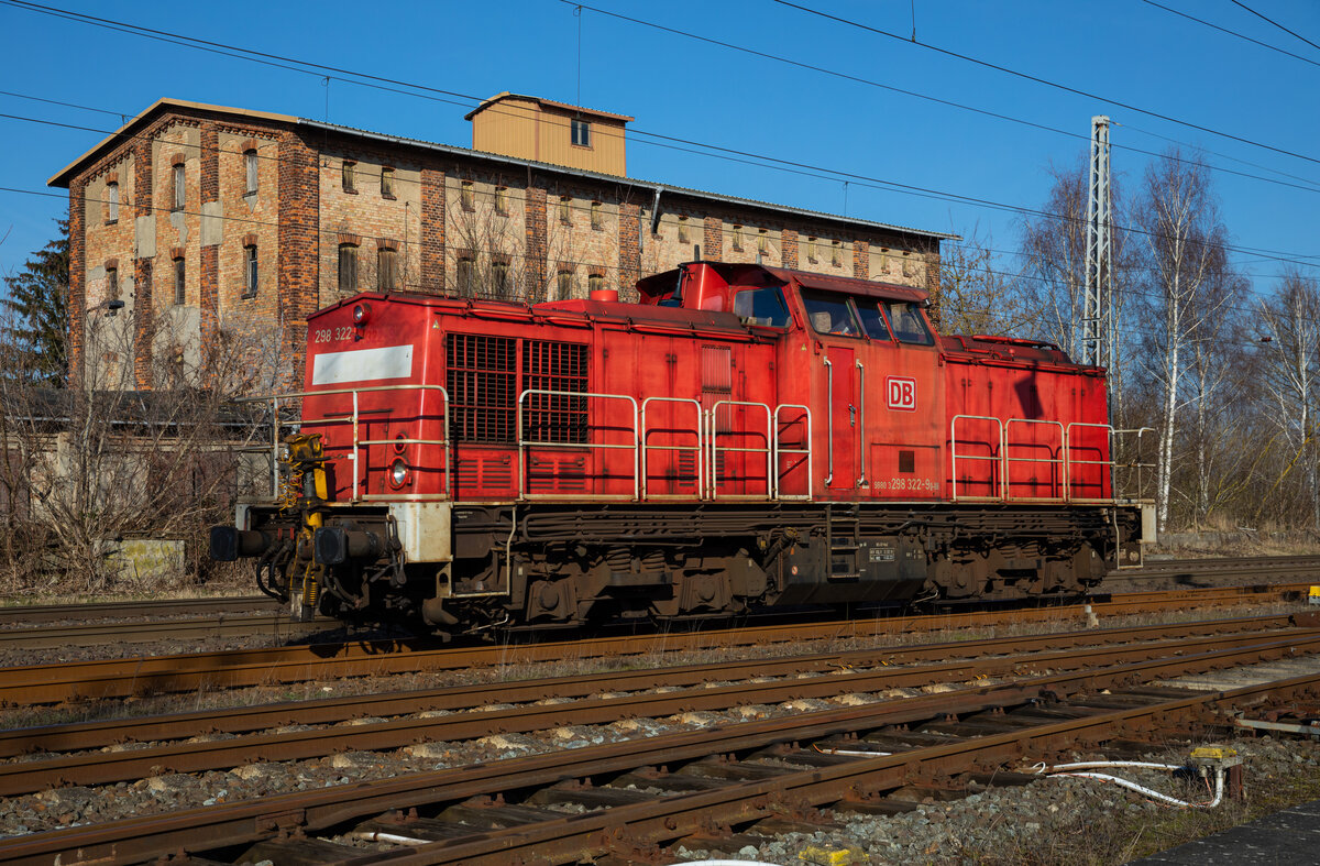 298 322 am 08.02.2023 in Bützow. Am 11.02.2023 hat die Lok Fristablauf Verlängerung Nummer 1.
