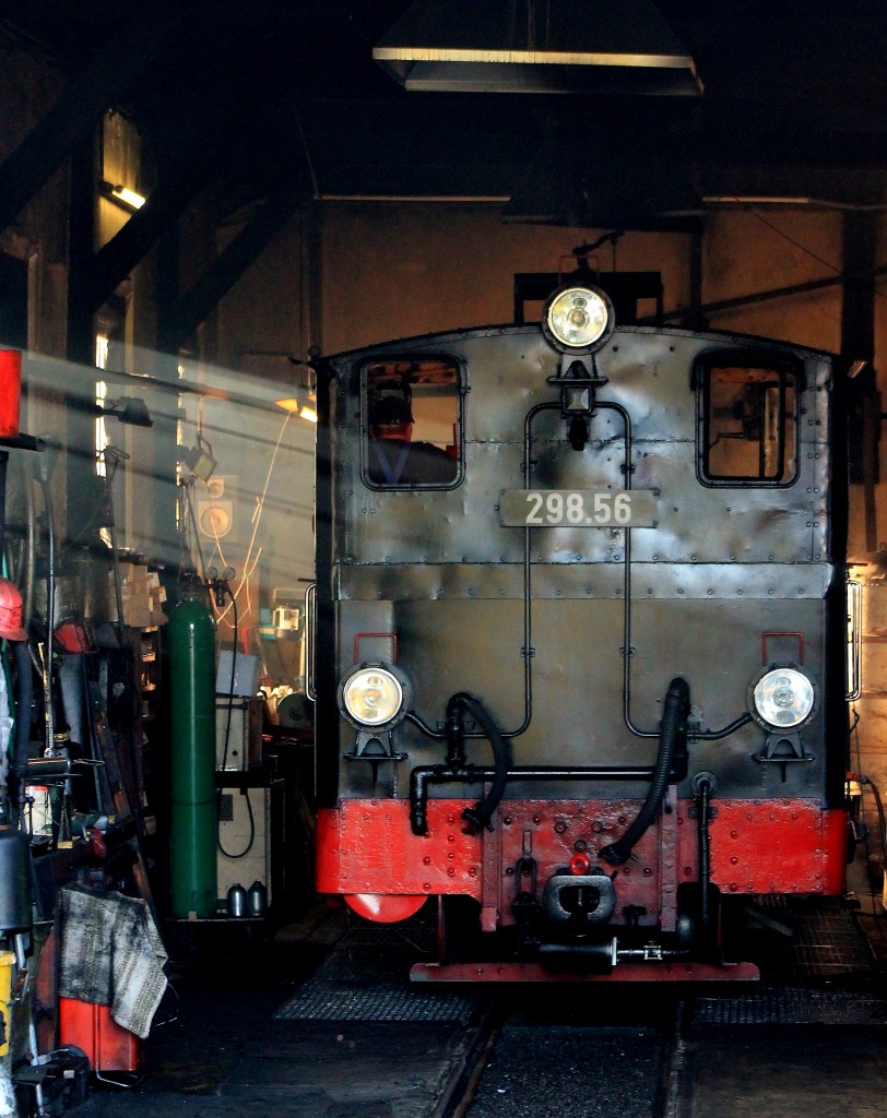 298.56 leistet in Stainz in den letzten Tagen Wochen und Monaten sehr gute Dienste so wie auch am 21.september 2013. Kurz nach 17:00 steht sie wieder im Heizhaus um vom Harten arbeutstag zu entspannen. 