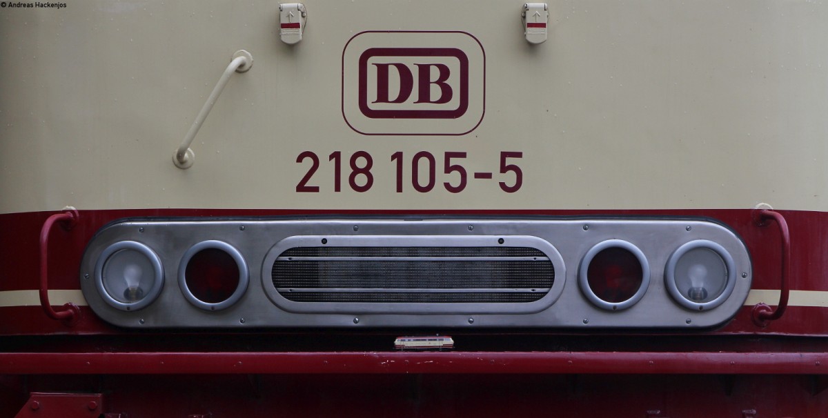 2mal 218 105 einmal 1:1 und einmal 1:87 Triberg 14.9.14