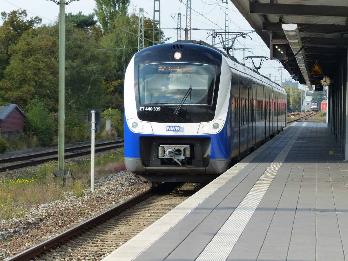 2mal NWB ET440 nach Twistringen am 19.09.2014 in Bremerhaven.